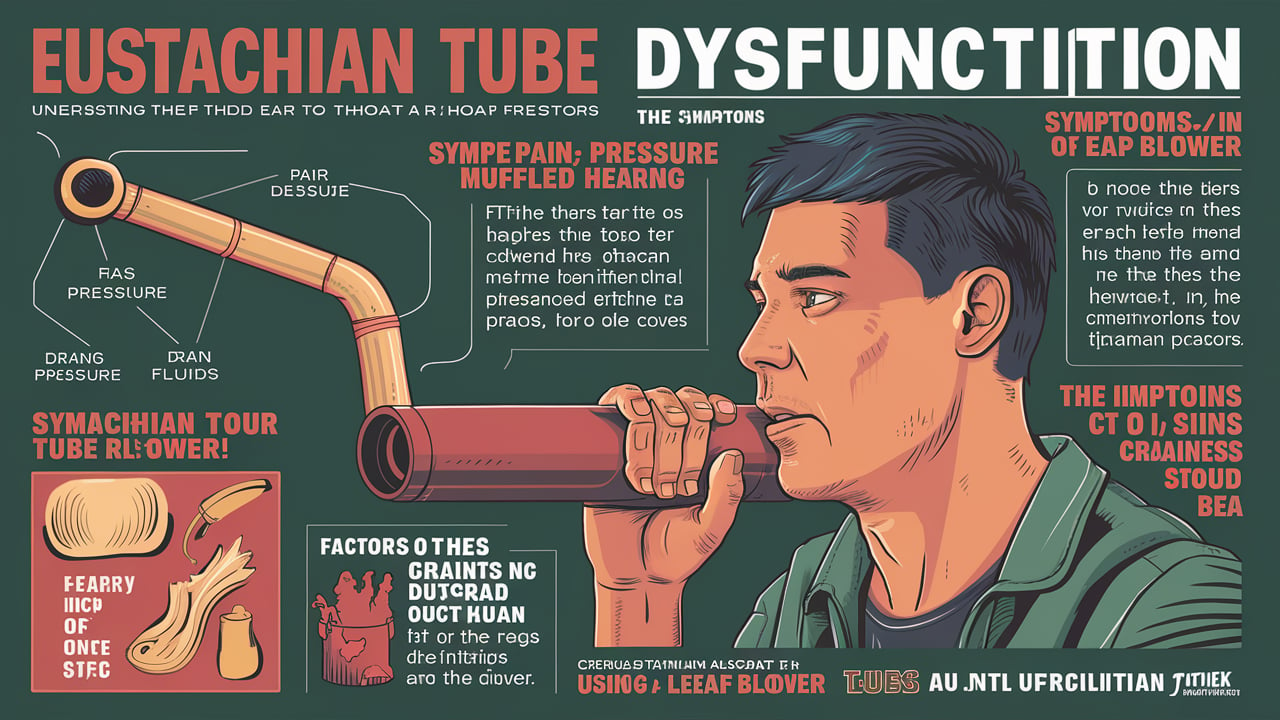 can you use a leaf blower wit heusphatian tube dysfunction