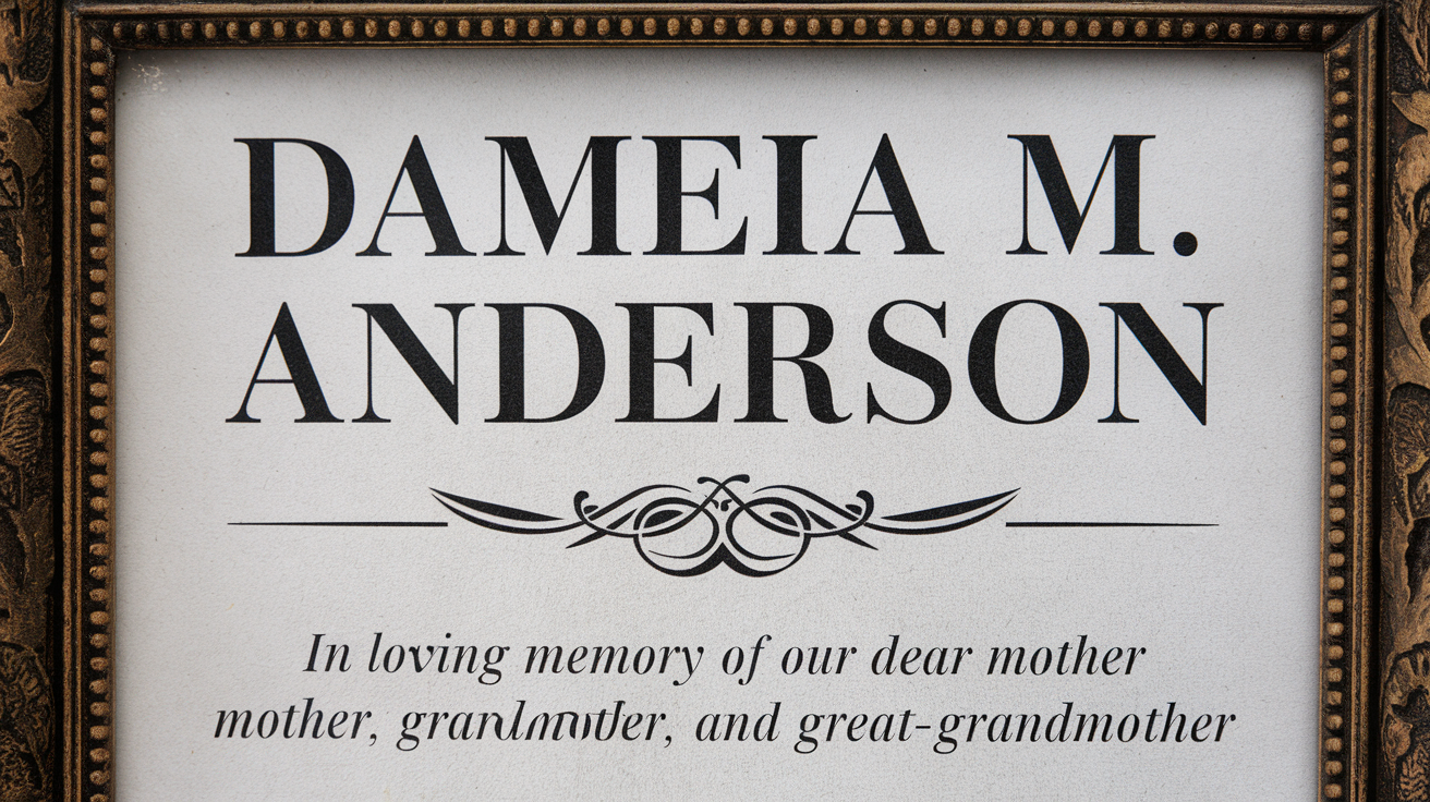 dameia m. anderson obit