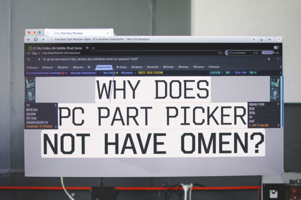 why does pc part picker not have omen