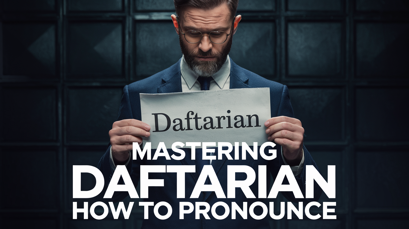 daftarian how to pronounce