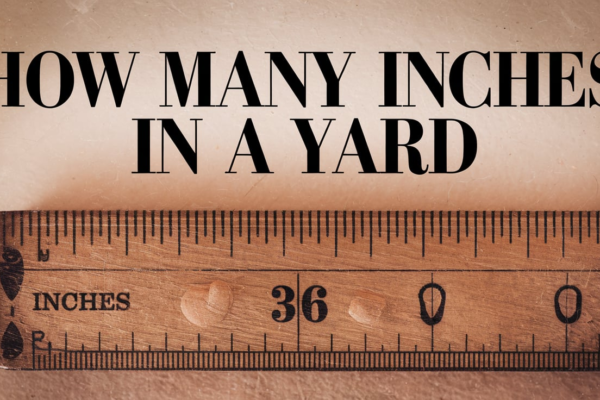 how many inches in a yard