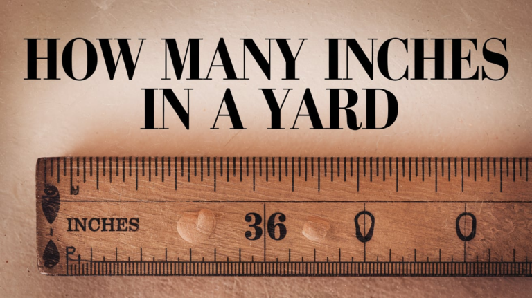 how many inches in a yard