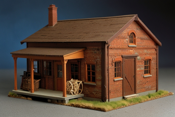 gloor craft models kit 410 freight house ho scale